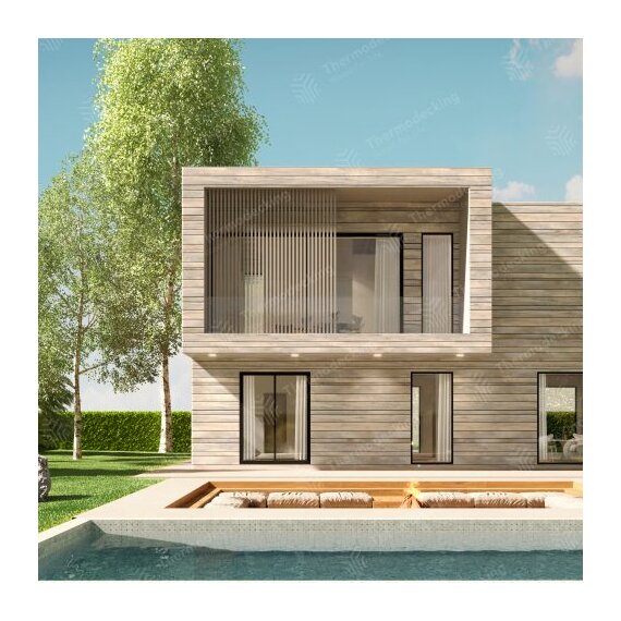 Фасадная доска "Термобереза" (косой планкен)