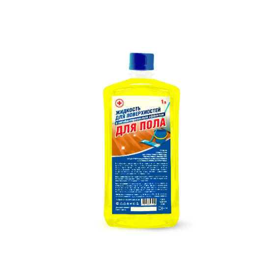Жидкость для поверхностей с антибактериальным эффектом для пола