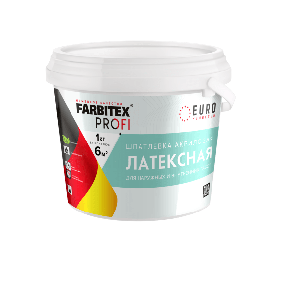 Шпатлевка акриловая латексная FARBITEX PROFI
