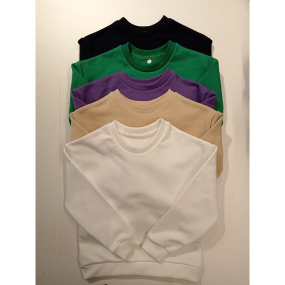 Свитшот детский зеленый