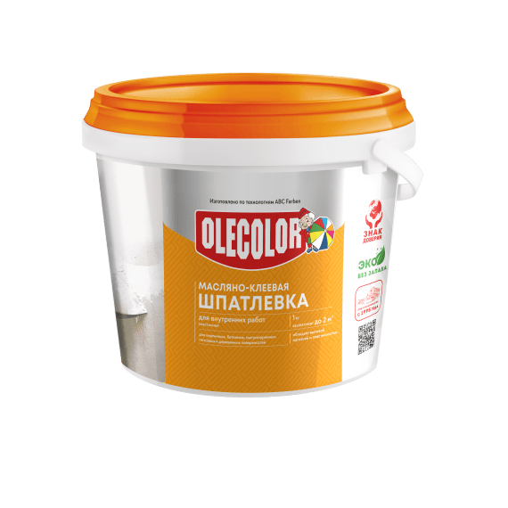 Шпатлевка масляно-клеевая для внутренних работ OLECOLOR