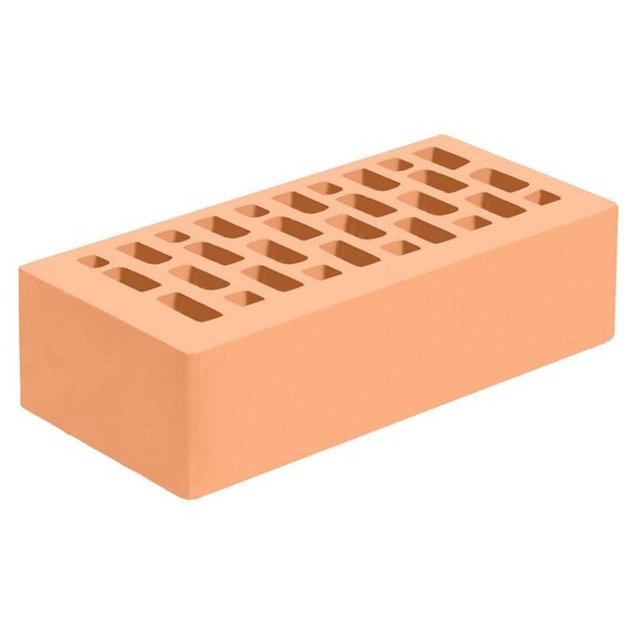 Кирпич лицевой желтый "Соломенный" с гладкой поверхностью 250х120х65