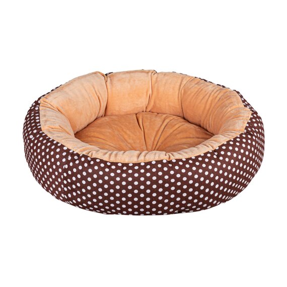 Лежак Ватрушка (мех плюш) для кошек