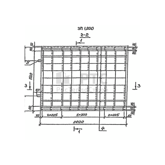 Звенья прямоугольное ЗП1.200