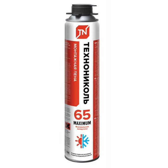 Пена монтажная ТЕХНОНИКОЛЬ 65 MAXIMUM всесезонная