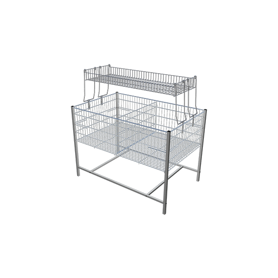 Манеж торговый (стол) для распродаж,с регулируемым дном 1200х800мм