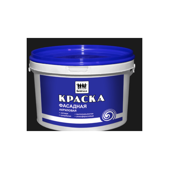 Краска фасадная "Бригада"