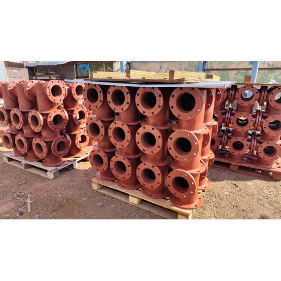 Подставка двухсторонняя фланцевая ППДФ 100х100