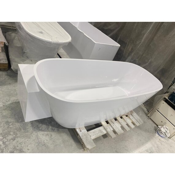 Ванна из литьевого мрамора (искусственный камень) PODIUM 186X78, отдельностоящая