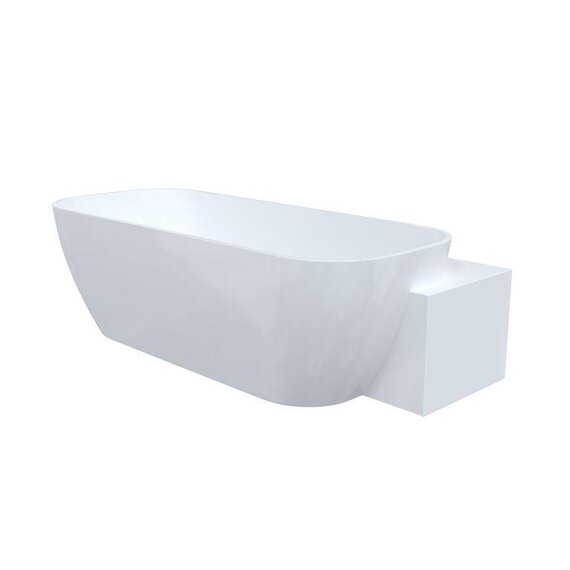 Ванна из литьевого мрамора (искусственный камень) PODIUM 186X78, отдельностоящая