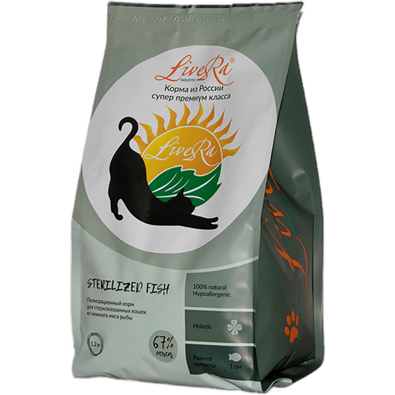 STERILIZED FISH Полнорационный корм для стерилизованных кошек с рыбой