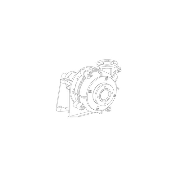 Горизонтальный центробежный шламовый насос BM-H