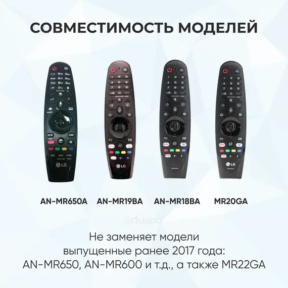 Голосовой пульт LG MAGIC REMOTE SMART TV MR21GA (заменяет MR20GA, AN-MR19BA, MR18BA, MR650A)