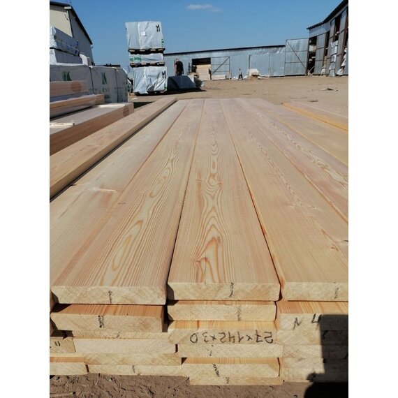 Палубная доска лиственница сорт АВ в упаковке 28×140×3–6 м-1 296 руб/м²