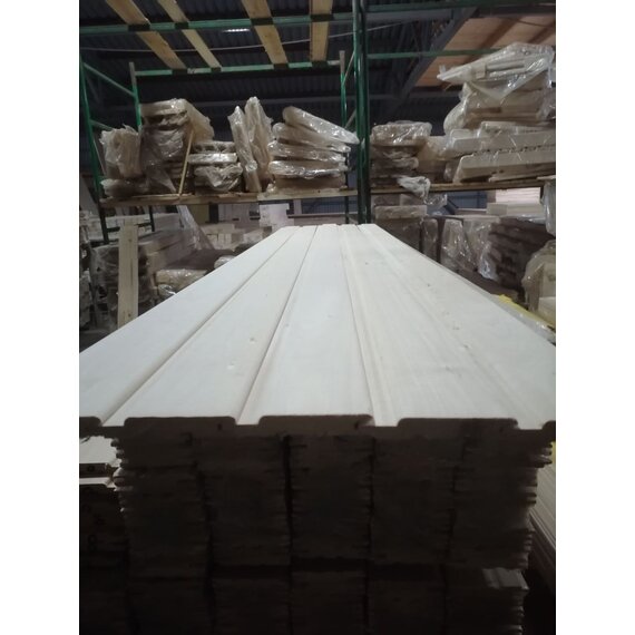Вагонка липа сорт 1, софт-лайн, 15×88×2–3 м - 81 руб/пог.м
