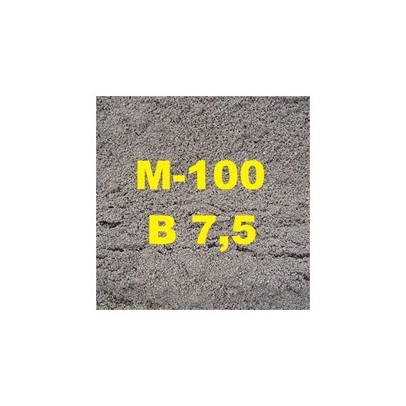 Пескобетон В 7,5 М100