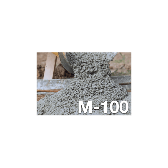 Бетон М-100 на гравийном щебне