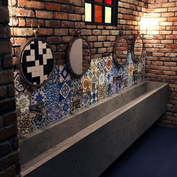 Раковины из бетона больших размеров