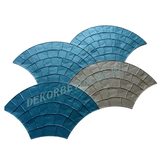 Форма для печатного бетона «Европейский веер»