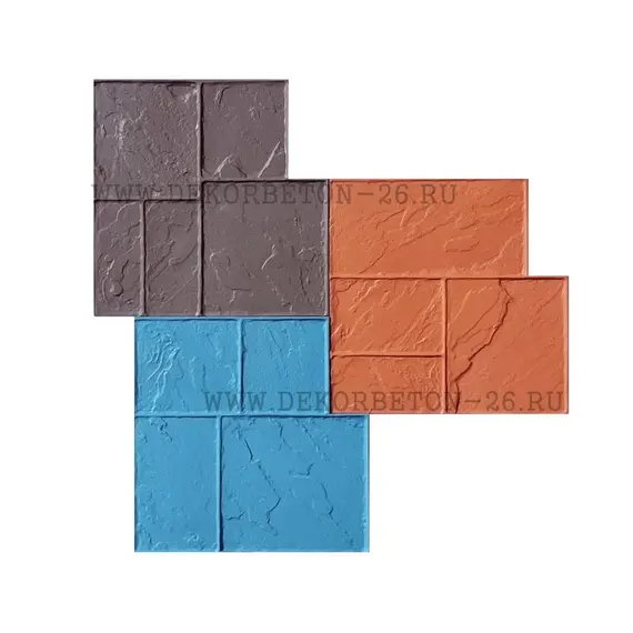 Форма для печатного бетона «Малый сланец»