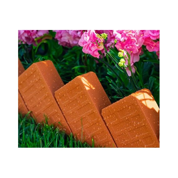 Бордюр декоративный садовый «Кирпич»