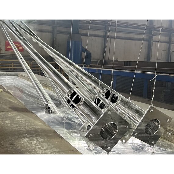 Цинкование опор освещения