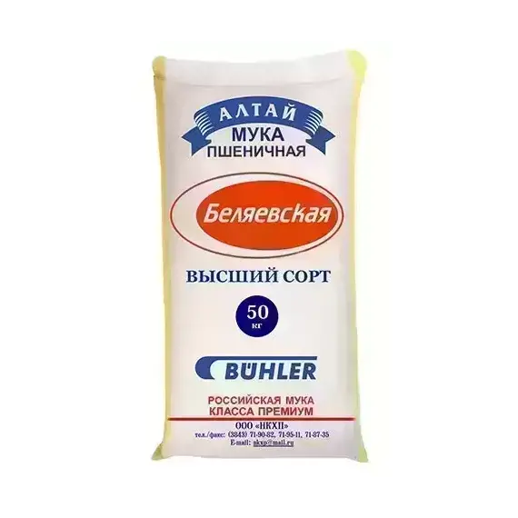 Мука пшеничная высший сорт, 50 кг