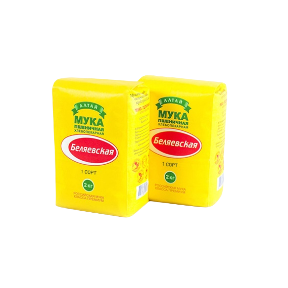 Мука пшеничная 1 сорт, 2 кг