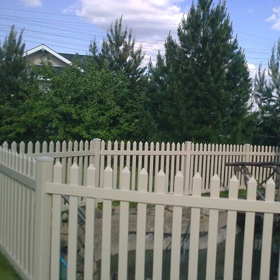 Пластиковый штакетник Кантри DP301 (130*183), цвет бежевый