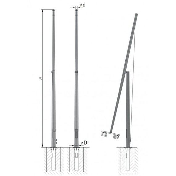 Опоры складывающиеся