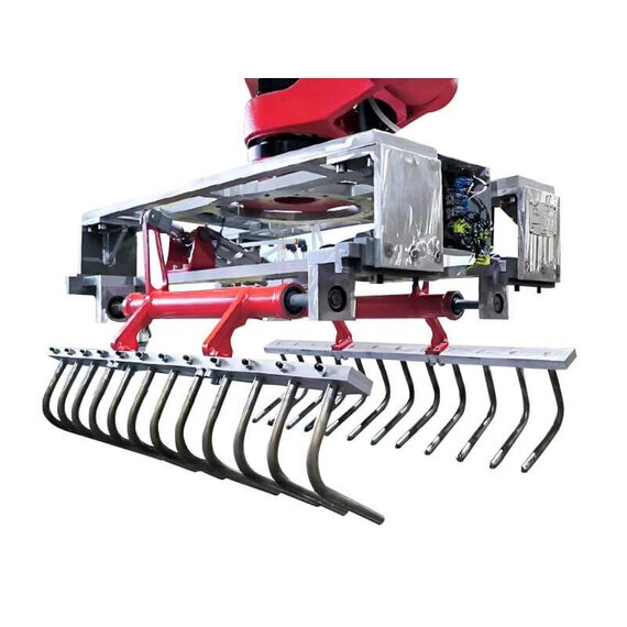 Клещевой захват для укладки мешков