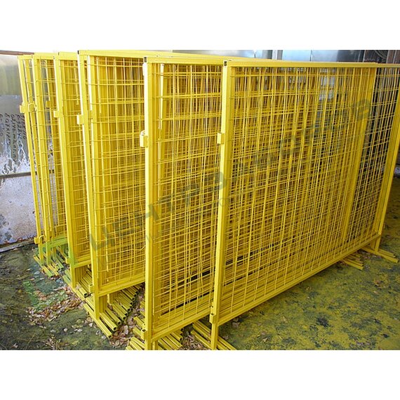 Временные строительные переносные (инвентарные) ограждения СПО