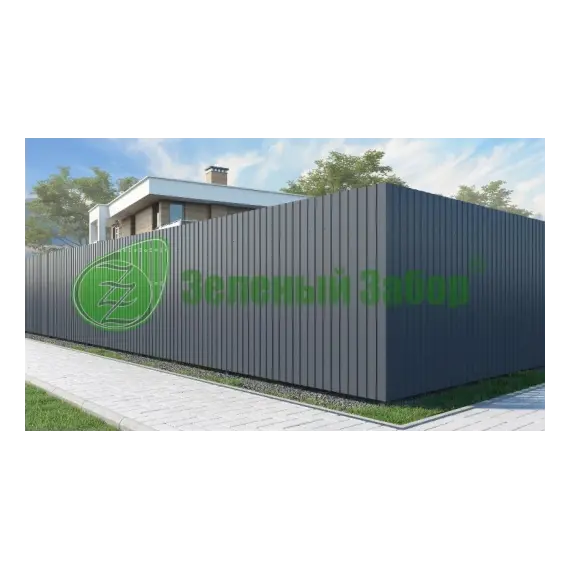 Забор из профлиста — «Стандарт» 2м