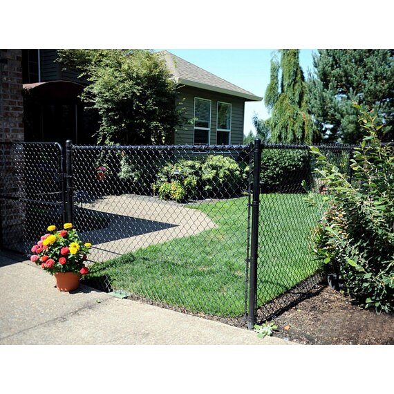 Забор сетка рабица под ключ для коттеджа в Москве и в Московской области