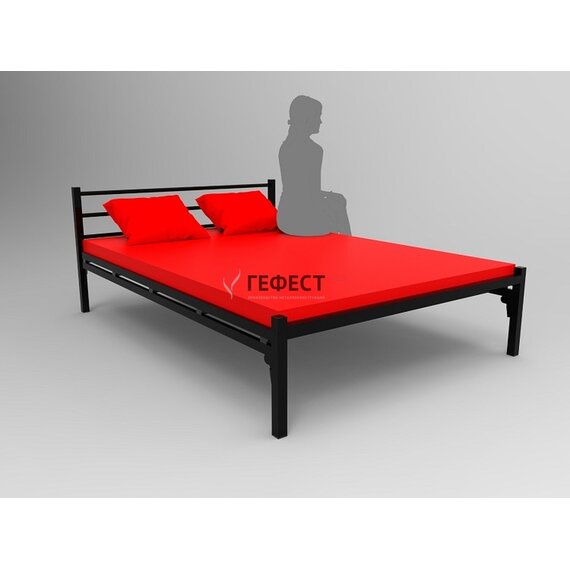 Кровать двуспальная усиленная "Чарт" (артикул ДМК.01)