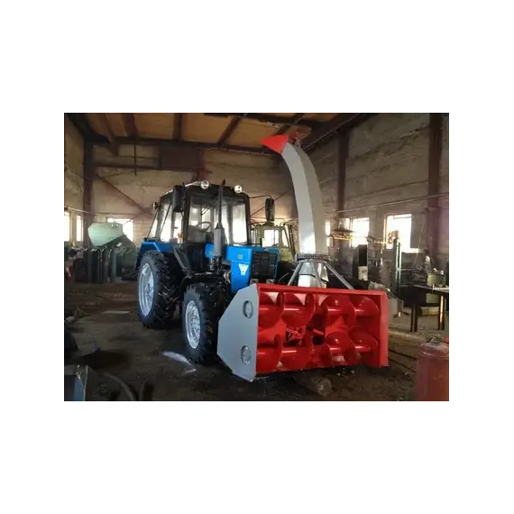 Шнекороторный снегоочиститель СШР-2,0П на МТЗ-82