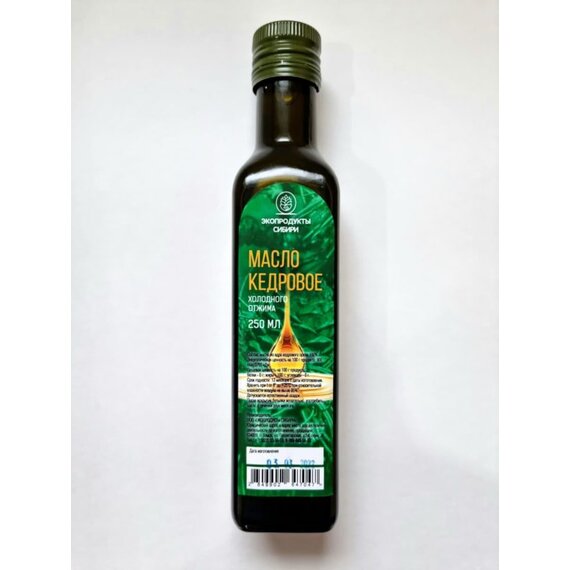 Масло кедрового ореха холодного отжима 250 мл