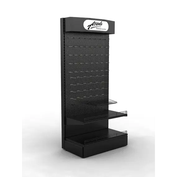 Перфорированный пристенный стеллаж Атака