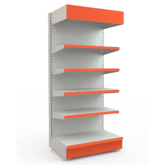 Стеллаж пристенный с фризом