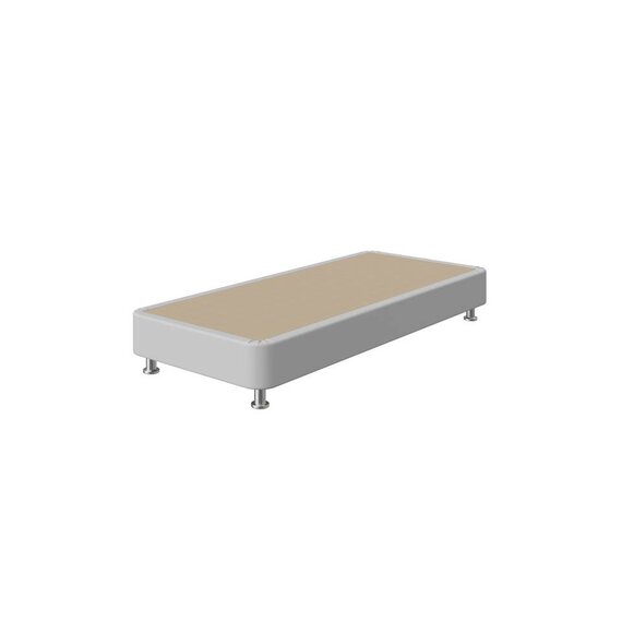 Кровать BOXSPRING HOME 80х200 см Экокожа (Белый)