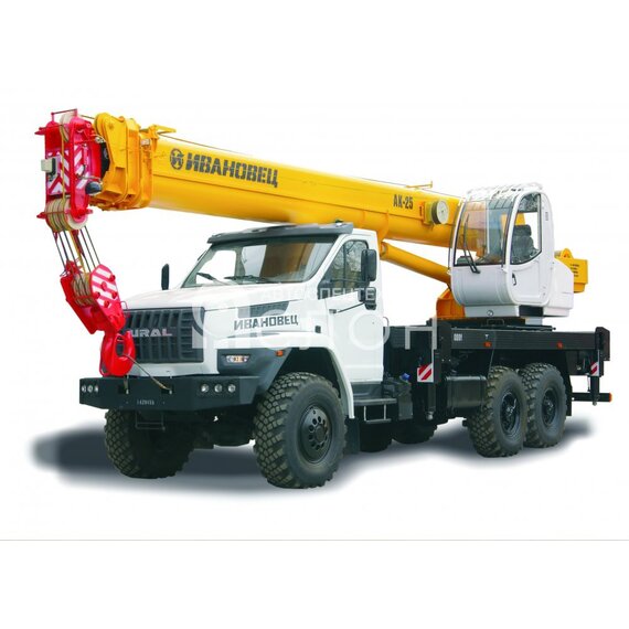 Автокран ИВАНОВЕЦ КС-45717-2Р на шасси УРАЛ NEXT (Евро-5)