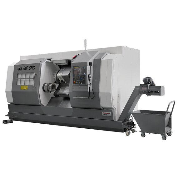 Токарный станок с ЧПУ JET JCL-30F CNC (FANUC, гидр. патрон)