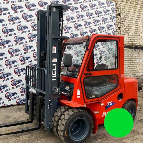 Вилочный автопогрузчик HELI CPCD35 - грузоподъемность 3,5 тонны, высота подъема 6 метров