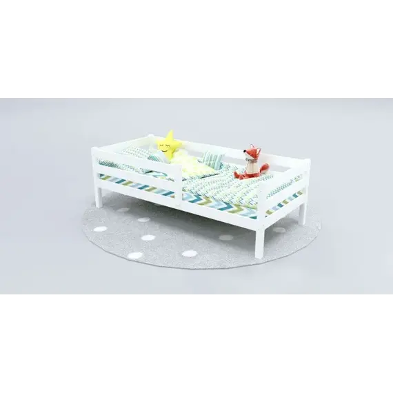 Кровать Савушка-03, 1-ярусная, 90х200, WHITE (белый)