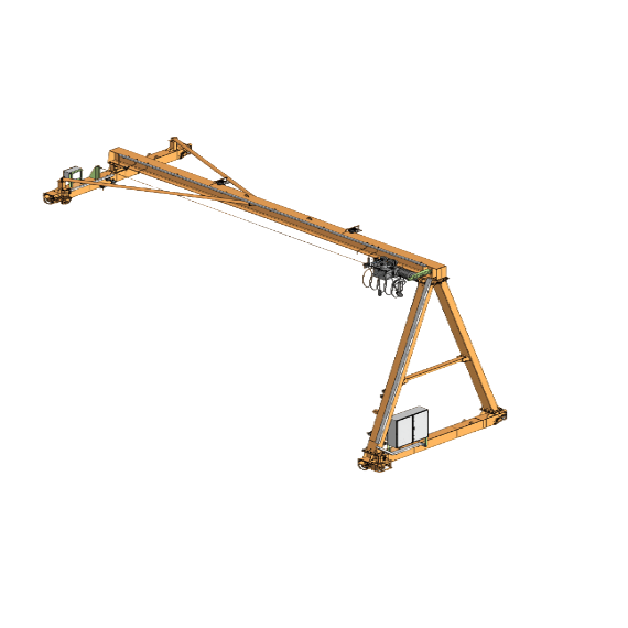 Полукозловый кран