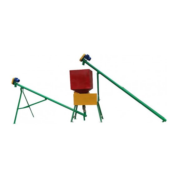 Плющилка СМП-2 с транспортерами и бункером