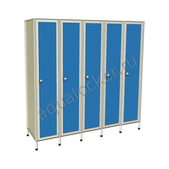 Детский шкаф для раздевалки AQUALOCKER-5HС SLIM