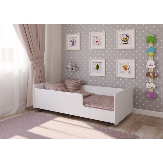 Детская выкатная кровать Легенда 24 белая