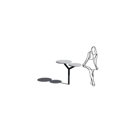 Круглый уличный стол Рондо 2ГК