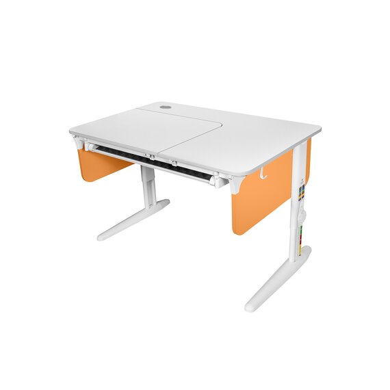 Растущая парта L/70-45 с лотком и цветными боковинами